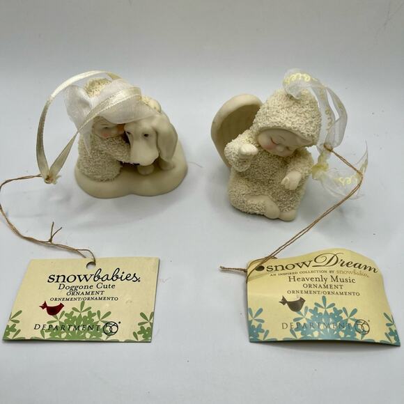 New Dept. 56 Snowbabies and Snow Dream ornaments, 2014 - Picture 1 of 11
